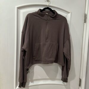 90 degree by reflex crop sweatshirt size XXL